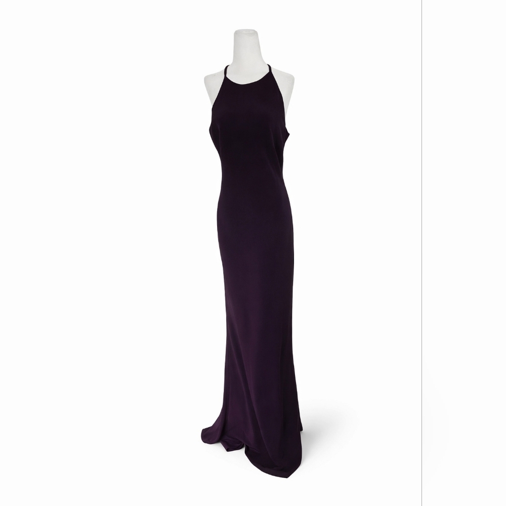 Calvin Klein Women's Purple Formal Maxi Dress Size Small